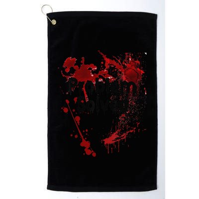 Problem Solved Halloween Print Golf Towel