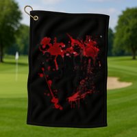 Problem Solved Halloween Print Golf Towel