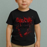 Problem Solved Halloween Print Toddler T-Shirt