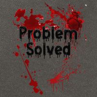 Problem Solved Halloween Print Cotton Canvas Backpack