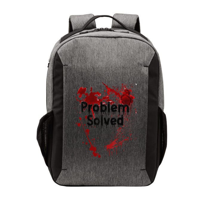 Problem Solved Halloween Print Vector Backpack