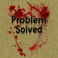 Problem Solved Halloween Print Garment-Dyed Women's Muscle Tee