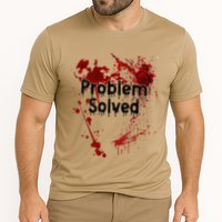 Problem Solved Halloween Print Cooling Performance Crew T-Shirt