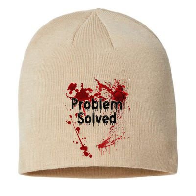 Problem Solved Halloween Print Sustainable Beanie