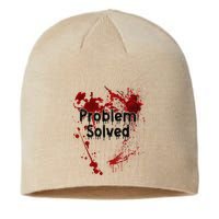 Problem Solved Halloween Print Sustainable Beanie