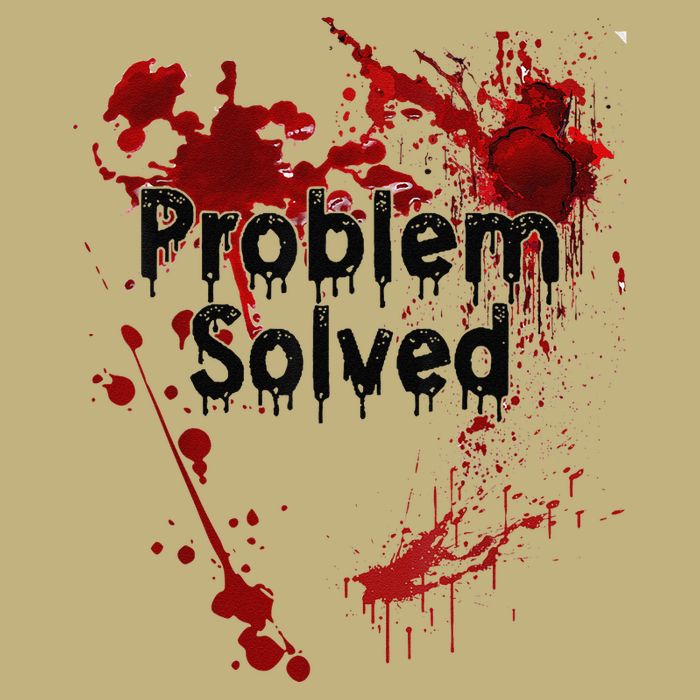 Problem Solved Halloween Print Magnet