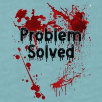 Problem Solved Halloween Print Sueded Cloud Jersey T-Shirt