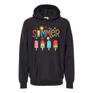 Popsicle Summer Hello Summer Premium Hoodie