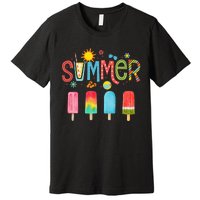 Popsicle Summer Hello Summer Premium T-Shirt