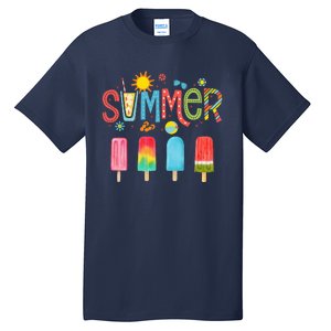 Popsicle Summer Hello Summer Tall T-Shirt