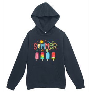 Popsicle Summer Hello Summer Urban Pullover Hoodie