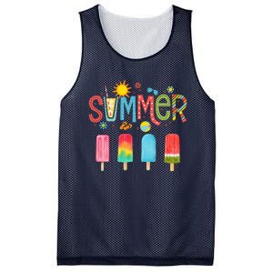 Popsicle Summer Hello Summer Mesh Reversible Basketball Jersey Tank