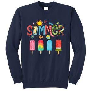 Popsicle Summer Hello Summer Tall Sweatshirt