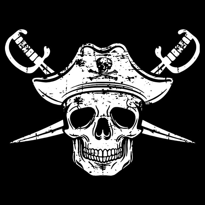 Pirate Skull Hat Swords Bucket Hat