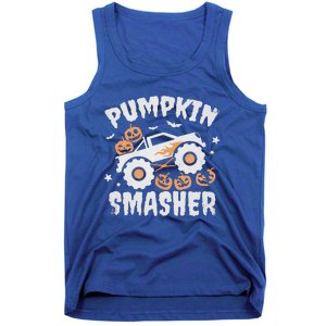 Pumpkin Smasher Halloween For Monster Truck Lover Tank Top