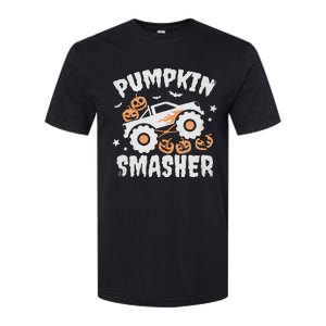 Pumpkin Smasher Halloween For Monster Truck Lover Softstyle CVC T-Shirt