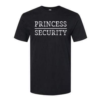 Princess Security Halloween Costume Dad Men Matching Easy Softstyle® CVC T-Shirt