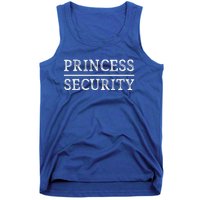 Princess Security Halloween Costume Dad Funny Matching Easy Tank Top