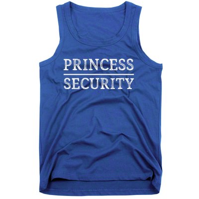 Princess Security Halloween Costume Dad Funny Matching Easy Tank Top