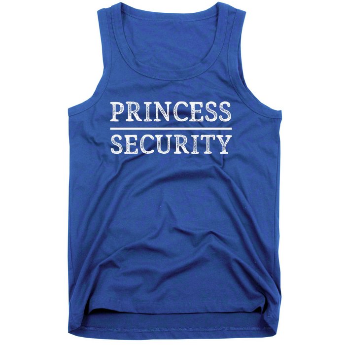 Princess Security Halloween Costume Dad Funny Matching Easy Tank Top