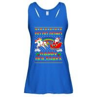 Pride Santa Ho Ho Homo Happy Holiugly Christmas Cool Gift Ladies Essential Flowy Tank