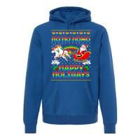 Pride Santa Ho Ho Homo Happy Holiugly Christmas Cool Gift Premium Hoodie