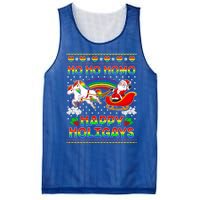 Pride Santa Ho Ho Homo Happy Holiugly Christmas Cool Gift Mesh Reversible Basketball Jersey Tank