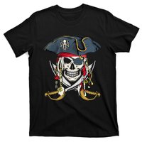 Pirate Skull Halloween Little T-Shirt