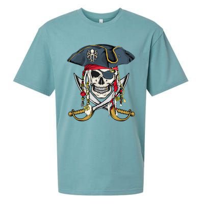 Pirate Skull Halloween Little Sueded Cloud Jersey T-Shirt