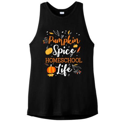 Pumpkin Spice Homeschool Life Allspice Halloween Fall Season Ladies PosiCharge Tri-Blend Wicking Tank