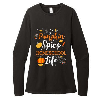 Pumpkin Spice Homeschool Life Allspice Halloween Fall Season Womens CVC Long Sleeve Shirt