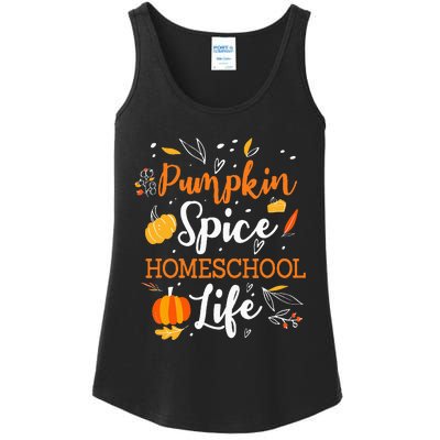 Pumpkin Spice Homeschool Life Allspice Halloween Fall Season Ladies Essential Tank