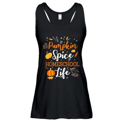 Pumpkin Spice Homeschool Life Allspice Halloween Fall Season Ladies Essential Flowy Tank