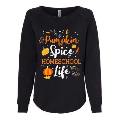 Pumpkin Spice Homeschool Life Allspice Halloween Fall Season Womens California Wash Sweatshirt