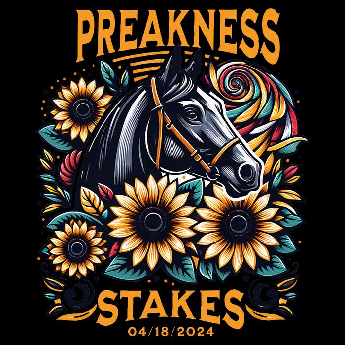 Preakness Stakes Horse Racing Cooling Performance Crew T-Shirt