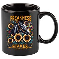 Preakness Stakes Horse Racing 11oz C Handle Ceramic Mug