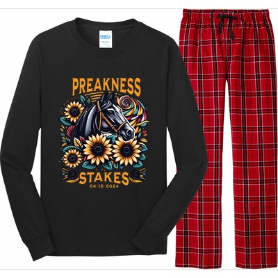 Preakness Stakes Horse Racing Long Sleeve Pajama Set