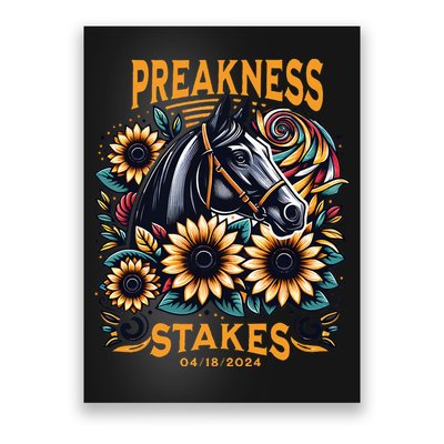 Preakness Stakes Horse Racing Poster