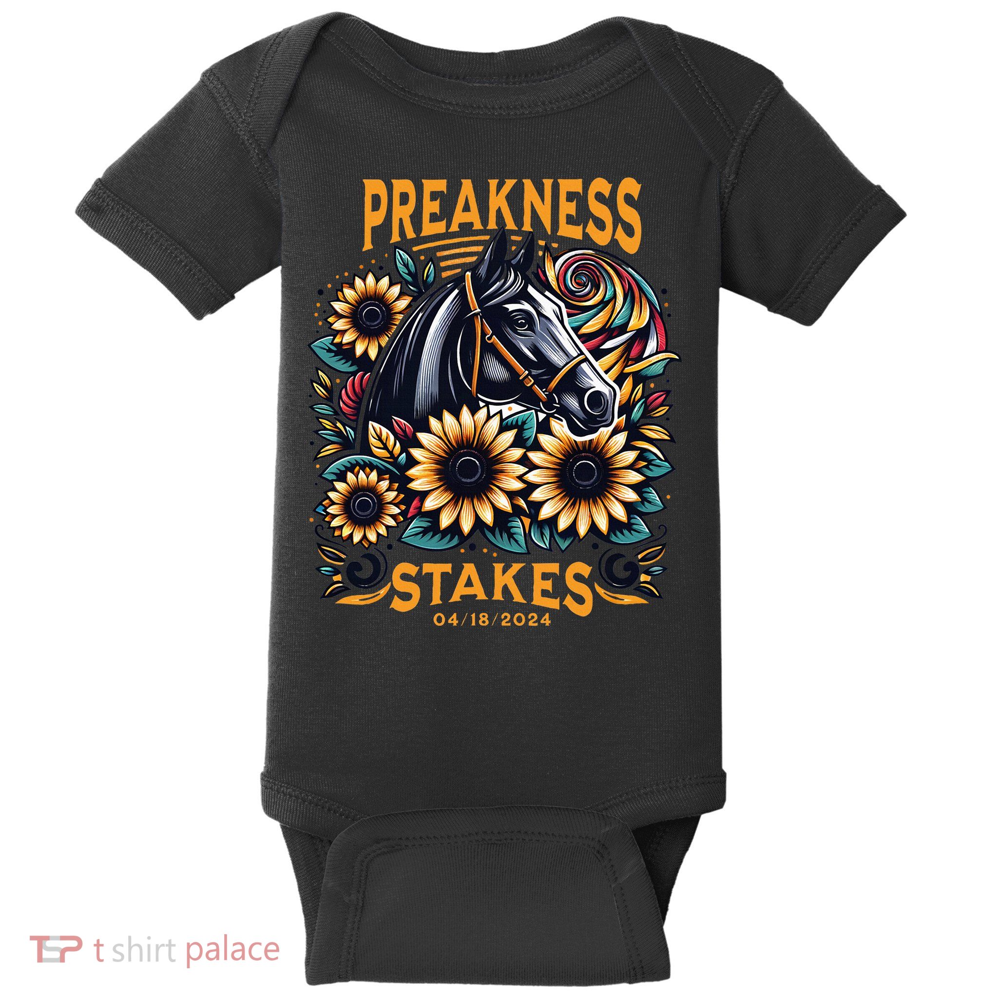 Preakness Stakes Horse Racing Baby Bodysuit