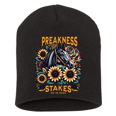 Preakness Stakes Horse Racing Short Acrylic Beanie