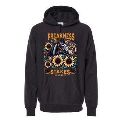 Preakness Stakes Horse Racing Premium Hoodie