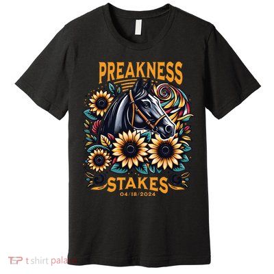 Preakness Stakes Horse Racing Premium T-Shirt