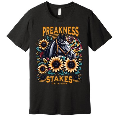 Preakness Stakes Horse Racing Premium T-Shirt