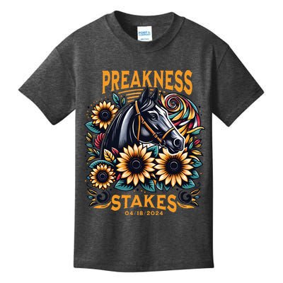 Preakness Stakes Horse Racing Kids T-Shirt