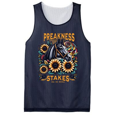 Preakness Stakes Horse Racing Mesh Reversible Basketball Jersey Tank