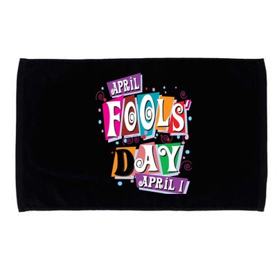 Prank Silly Happy April Fools Day Joke Funny Jest Wisecrack Funny Gift Microfiber Hand Towel