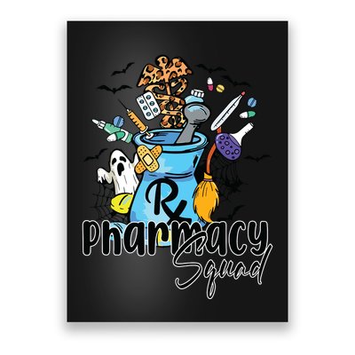 Pharmacy Squad Halloween Pills Of Spooky Pharmacist Witch Poster