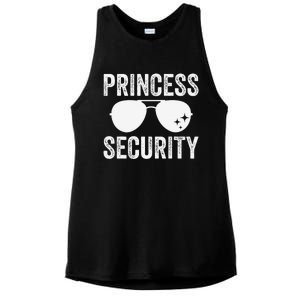 Princess Security Halloween Costume Dad Mom Boy Gift Ladies PosiCharge Tri-Blend Wicking Tank