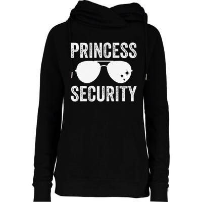 Princess Security Halloween Costume Dad Mom Boy Gift Womens Funnel Neck Pullover Hood