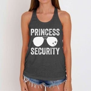 Princess Security Halloween Costume Dad Mom Boy Gift Women's Knotted Racerback Tank